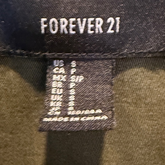 Forever 21 Olive Green Jacket - Picture 7 of 8